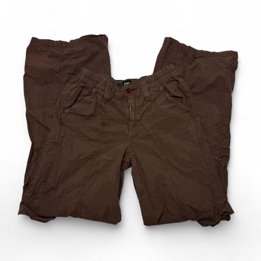 Urban Outfitters Y2K Brown Cargo Pants With Pockets Perfect Fit BDG Line Size XS - Picture 7 of 7